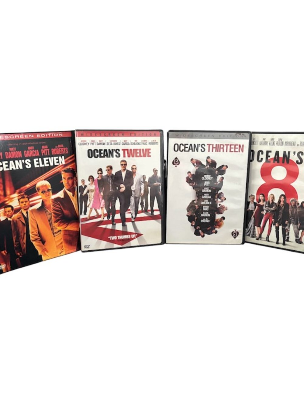 Ocean’s Trilogy & Ocean's Eight (8, 11, 12, 13) (Blu-ray Lot, Warner Bros)
